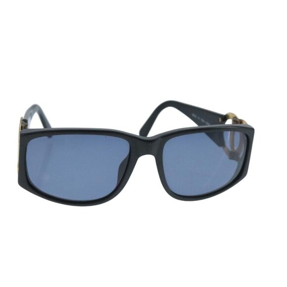 CHANEL Sunglasses plastic Black CC Auth - Picture 1 of 8